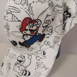Super Mario Bros 3 cap hat with brim